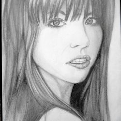 Carly Rae Jepsen Drawing Stunning Sketch