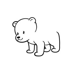 Cartoon Bear Drawing Hand drawn Sketch