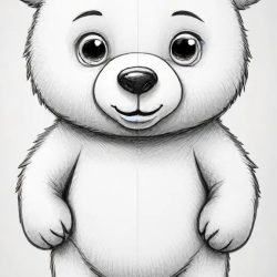 Cartoon Bear Drawing Sketch Picture