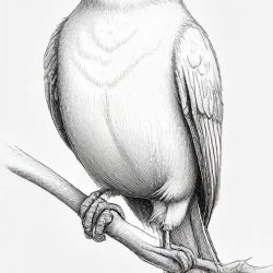 Cartoon Bird Drawing Art Sketch Image