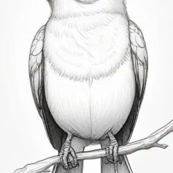 Cartoon Bird Drawing Sketch Image