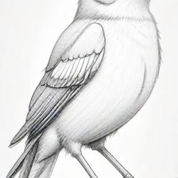 Cartoon Bird Drawing Sketch Photo