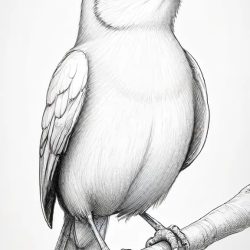 Cartoon Bird Drawing Sketch Picture