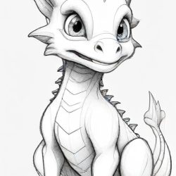 Cartoon Dragon Drawing Art Sketch Image