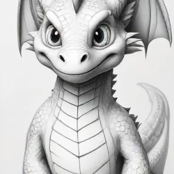 Cartoon Dragon Drawing Sketch Image