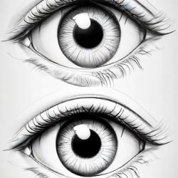 Cartoon Eyeball Drawing Sketch Photo