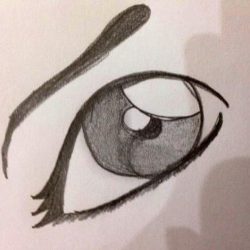 Cartoon Eyes Drawing Intricate Artwork