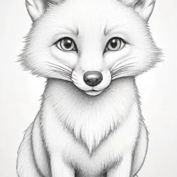 Cartoon Fox Drawing Sketch Photo