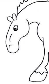 Cartoon Horse Drawing Realistic Sketch