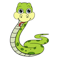 Cartoon Snake Drawing Hand drawn Sketch