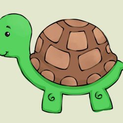 Cartoon Turtle Drawing