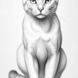 Cat Anatomy Drawing Art Sketch Image