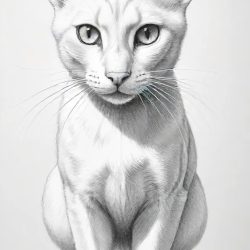 Cat Anatomy Drawing Sketch Photo