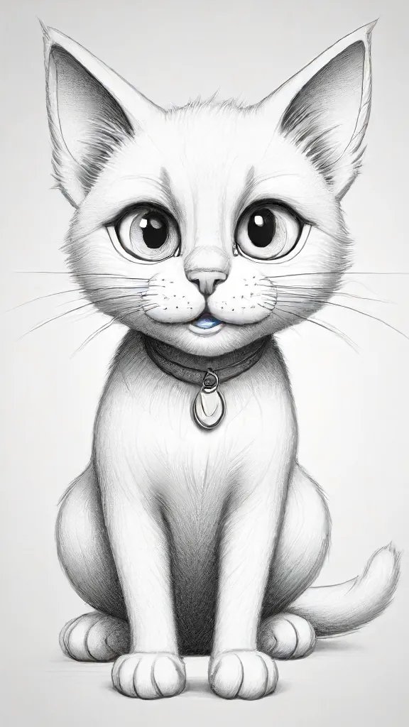 Cat Cartoon Drawing Sketch Picture