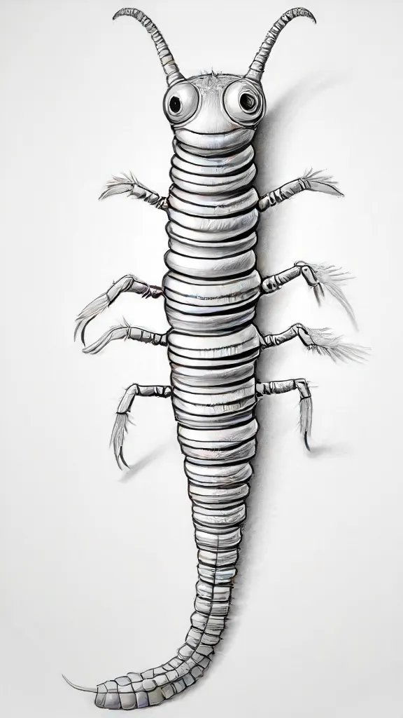 Centipede Drawing Art Sketch Image