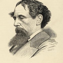 Charles Dickens Drawing Amazing Sketch