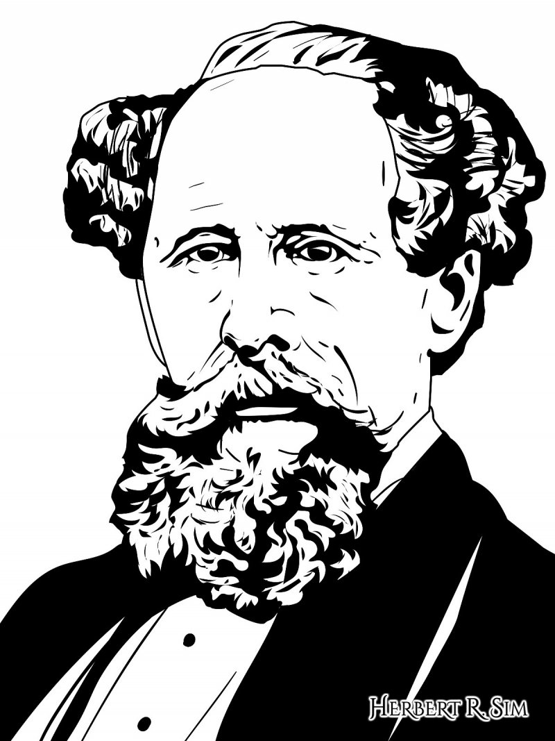 Charles Dickens Drawing Creative Style