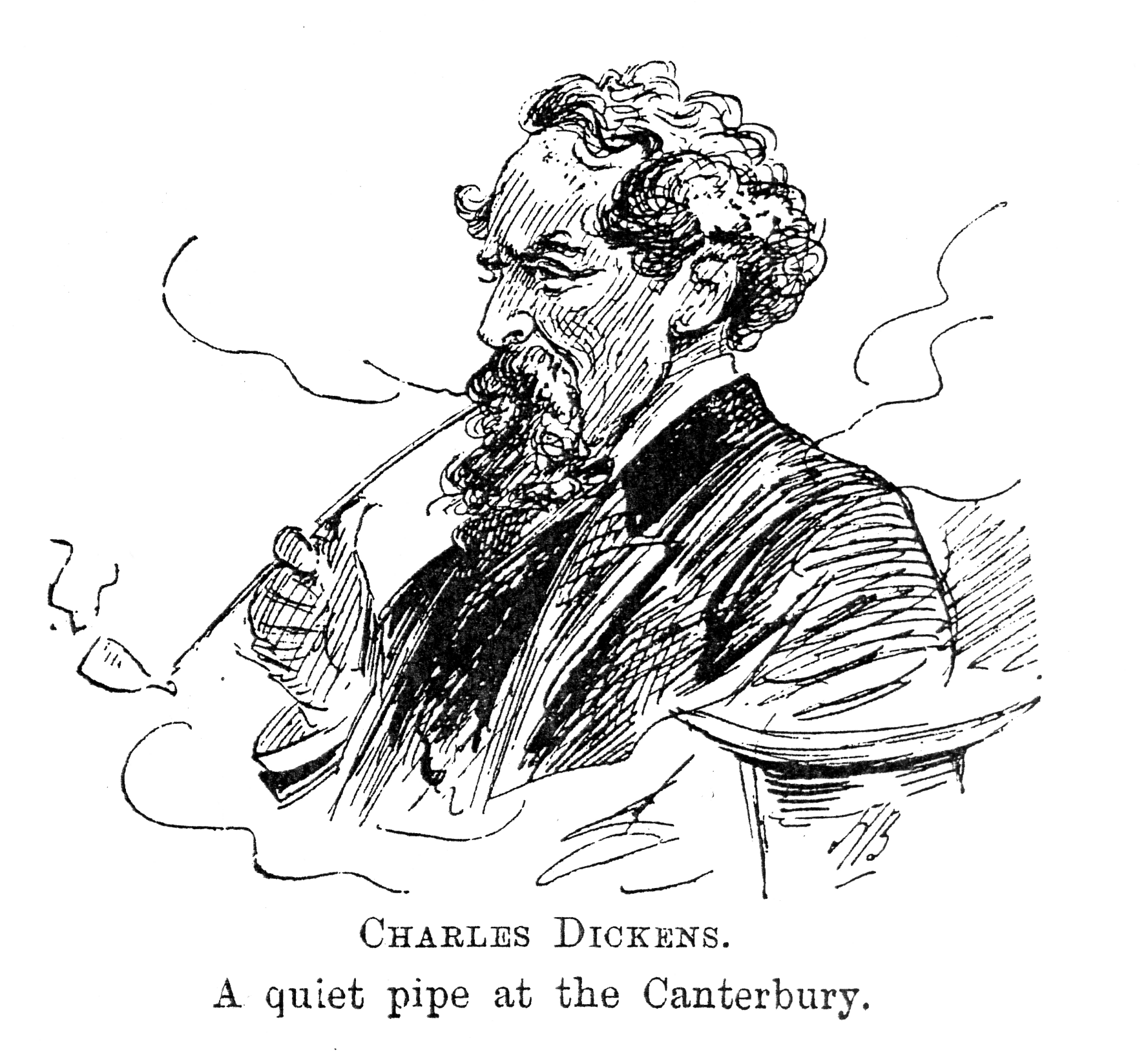 Charles Dickens Drawing Hand drawn Sketch