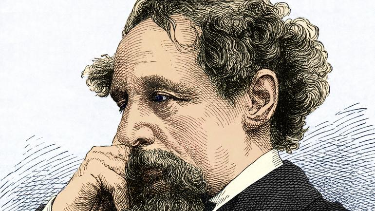 Charles Dickens Drawing Sketch