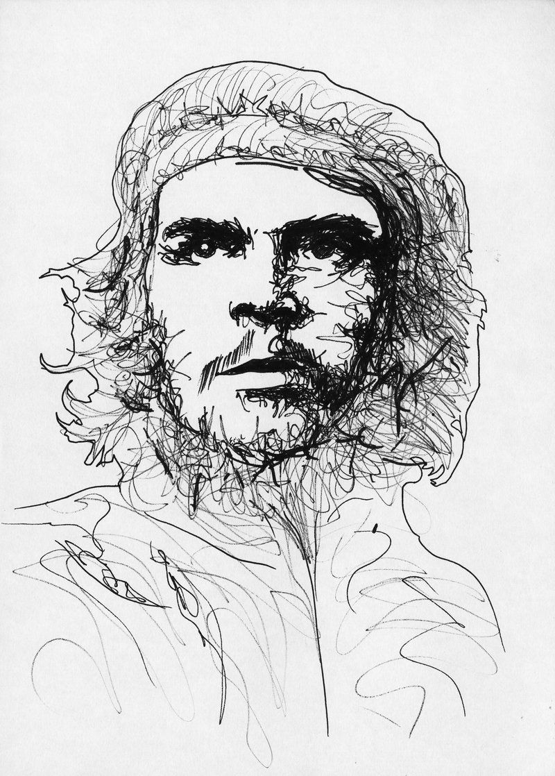 Che Guevara Drawing Creative Style