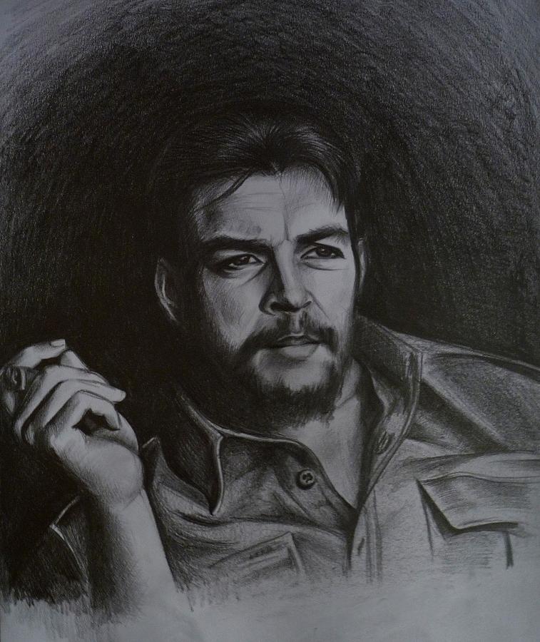 Che Guevara Drawing Modern Sketch