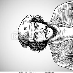 Che Guevara Drawing Professional Artwork
