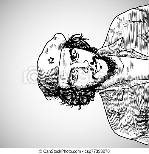 Che Guevara Drawing Professional Artwork