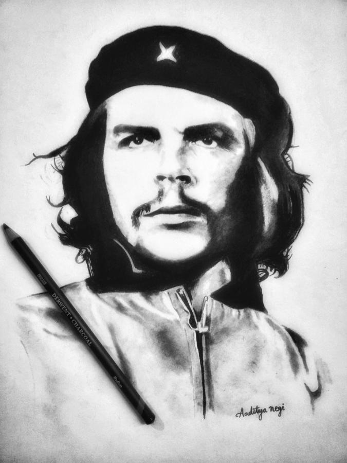 Che Guevara Drawing Unique Art