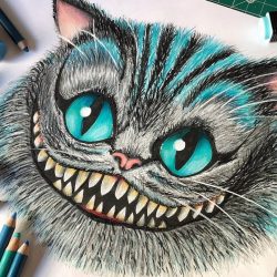 Cheshire Cat Drawing