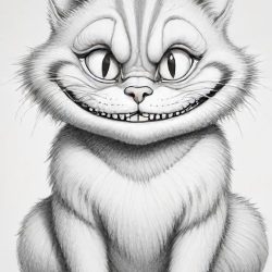 Cheshire Cat Drawing Art Sketch Image