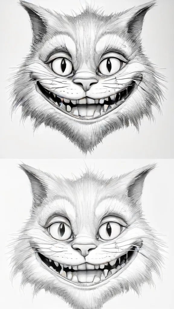 Cheshire Cat Drawing Sketch Photo