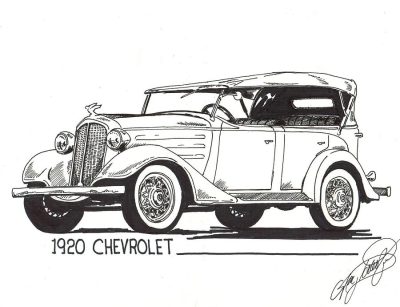 Chevrolet, Reliability, Performance, Innovation, Style Drawing