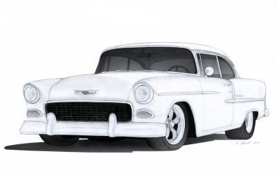 Chevrolet, Reliability, Performance, Style, Innovation Drawing