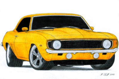 Chevrolet, Reliability, Performance, Innovation, Style Drawing