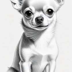 Chihuahua Drawing Sketch Image