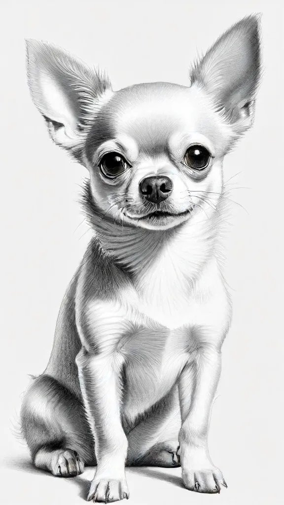 Chihuahua Drawing Sketch Image