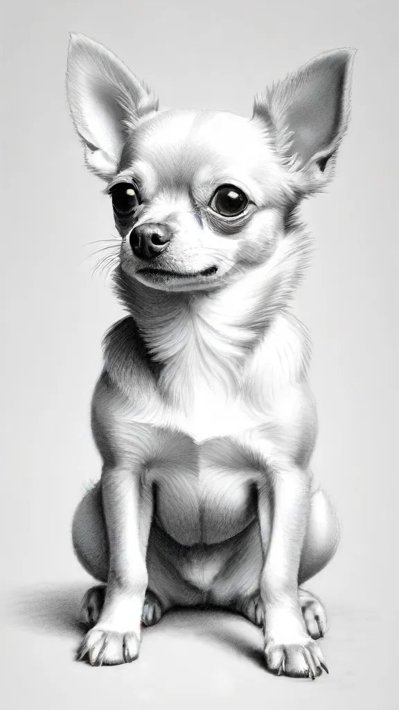 Chihuahua Drawing Sketch Picture