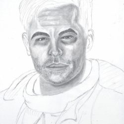 Chris Pine Drawing Art