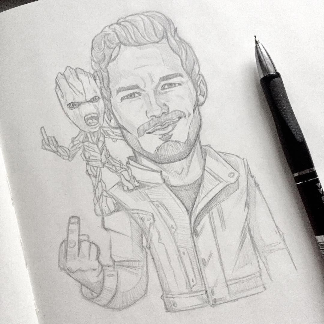 Chris Pratt Drawing
