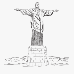 Christ The Redeemer Drawing