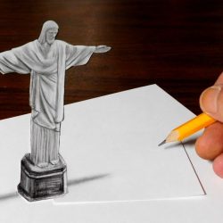 Christ The Redeemer Drawing Art