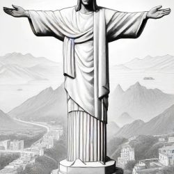 Christ The Redeemer Drawing Art Sketch Image