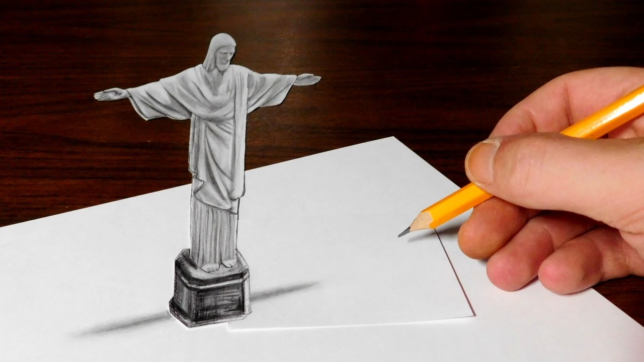 Christ The Redeemer Drawing Art