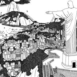 Christ The Redeemer Drawing Image