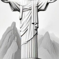 Christ The Redeemer Drawing Sketch Image