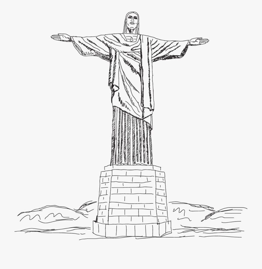 Christ The Redeemer Drawing