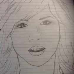 Christina Perri Drawing Art