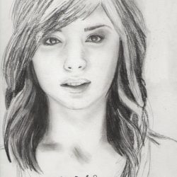 Christina Perri Drawing Professional Artwork