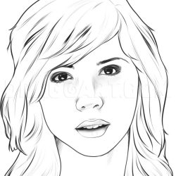 Christina Perri Drawing Sketch