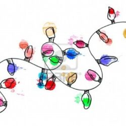 Christmas Light Drawing